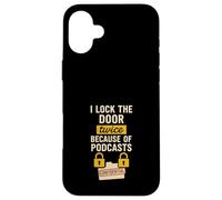True Crime Podcast Murderino Fan Forensic Humor Junkie Case for iPhone 16 Plus