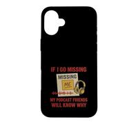 True Crime Podcast Murderino Fan Forensic Humor Junkie Case for iPhone 16 Plus