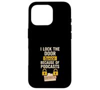 True Crime Podcast Murderino Fan Forensic Humor Junkie Case for iPhone 16 Pro