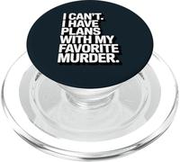 True Crime Podcast Plans With Murder Mystery PopSockets PopGrip for MagSafe