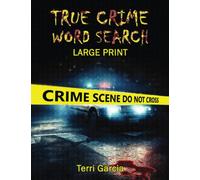 True Crime Word Search Large Print