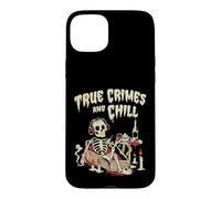 True Crimes and Chill Skeleton Podcast Listener Case for iPhone 15 Plus