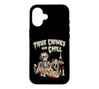 True Crimes and Chill Skeleton Podcast Listener Case for iPhone 16