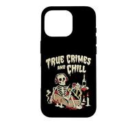 True Crimes and Chill Skeleton Podcast Listener Case for iPhone 16 Pro