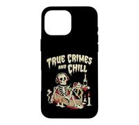 True Crimes and Chill Skeleton Podcast Listener Case for iPhone 16 Pro Max