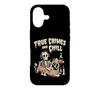 True Crimes and Chill Skeleton Podcast Listener Case for iPhone 17
