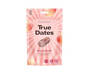 True Dates - PEACH | naturally flavoured sweet dates | No added sugar, Vegan, Palm Oil Free | 100 g
