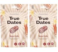 True Dates - SOUR COLA | naturally flavoured sweet dates | No added sugar, Vegan, Palm Oil Free | 100 g (Pack of 2)