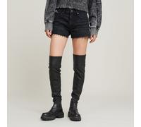 True Denim Shorts Raw Edge - Grey - Women 32