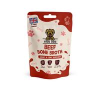 True Dog Beef Bone Broth Powder, 100% Pure Broth Protein Powder for Cats & Dogs | Joint, Digestion & Gut support | Makes 2ltrs | High in Typ