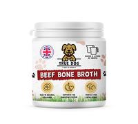 True Dog Beef Bone Broth Powder 250g | 100% Pure Broth Protein Powder for Cats & Dogs, Joint, Digestion & Gut support, Makes 8ltrs, 80 Servings, High