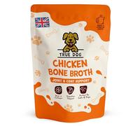 True Dog Chicken Bone Broth Powder (250g) Contains Collagen for Dogs & Cats, Supports Puppy & Dog Gut Health and Joint Aid for Dogs, Cat Food Topper Suitable for Home Freezing - Natural Pet Supplement