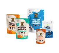 True Dog Digestion Support Bundle | Natural Treats & Supplements for Dogs, Pumpkin Powder, Goats Milk, Bone Broth, Gut Supplement for Dogs, Stool Firming