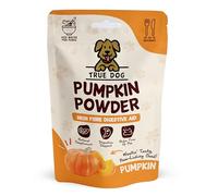 True Dog Pumpkin Powder 300g | Natural Pumpkin Puree Powder for Dogs, Digestive Supplement, Stool Firming, High Fibre Dog Food Topper, Manufactured in the UK