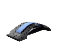 True Face Back Stretcher - Cracker Massager Posture Tools Stretch Therapy Chiropractic Lumbar Spine Support Humpback Cracking Board - Black Blue