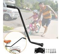True Face Bike Handle Kids Parent Bicycle Handles Push Bar Pole Metal With Control Grip Nut Bolts Child Practical Training Safety Balance Trainer Lea