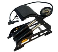 True Face Foot Pump Double Cylinder with Pressure Gauge Bike Foot Pump 160PSI Double Barrel Floor Air Pump Heavy Duty Inflator For Bike Motorbike Car Van Tyre