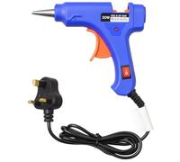 True Face Glue Gun Mini Hot Melt Trigger Electric Adhesive DIY Crafts 10 Free Glue Sticks 10Watt Blue