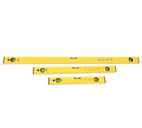 True Face High Accuracy 3 Piece Spirit Level Aluminum Alloy Bubble Level Ruler Angle Finder Lightweight DIY Builder Tool 400 600 1000mm