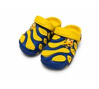True Face Kids Clogs Closed Toe Non Slip Sandals Boys Girls Yellow Blue 29