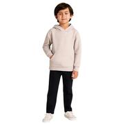 True Face Kids Fleece Hoodie Pullover Top Youth Long Sleeve Casual Hoody Girls Boys Unisex Sweatshirt Grey-Toddler 4-5 Years