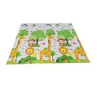 True Face Kids Play Mat for Children Game Soft Foam 2 Side Crawling Foldable Waterproof Picnic Carpet Blue 200cm x 180cm