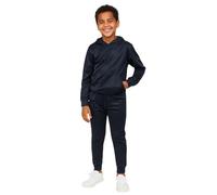 True Face Kids Tracksuit Set - Boys Hoodie & Joggers 2-Piece Loungewear Suit - Plain Pullover Top & Bottoms for School, Sports, Casual Wear Navy 13/14 Years