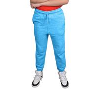 True Face Kids Trouser Fleece Jogging Bottoms PE Sweatpants Multi Pockets Drawstring Elasticated Joggers Cuffed Girls Boys Plain Sports School Pants Turquoise 11/12