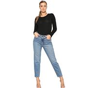 True Face Ladies Jeans Slim Fit Straight Leg Trousers Women Denim Pants Stretch Casual Zip Fly Jeggings Size- 14 Stone Wash - 001A