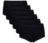 True Face Ladies Underwear 12 Pack Soft Cotton Briefs, Seamless Hipster Panties with Lace Trim, Breathable & Comfy Fit, Stretchable Moisture-Wicking Knicker Black - 12 Pack OS 14/16(40-42)