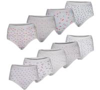 True Face Ladies Underwear 12 Pack Soft Cotton Briefs, Seamless Hipster Panties with Lace Trim, Breathable & Comfy Fit, Stretchable Moisture-Wicking Knicker Floral-12 Pack Assorted XOS 16/18(44-46)