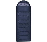 True Face Lightweight Camping Sleeping Bag Portable Rectangular Sleep Bag for Outdoor, Hiking, Travel & Backpacking Navy