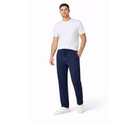 True Face Men’s Open Hem Fleece Jogging Bottoms - Elasticated Joggers with Adjustable Drawstring, 3 Pockets - Comfortable Gym Pants & Casual Lounge Trousers Navy 2X-Large