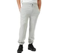 True Face Mens Fleece Joggers Jogging Bottoms Sweatpants with Zip Pockets Casual Elasticated Cuffed Pants Tracksuit Trousers for Workouts and Sports Grey L