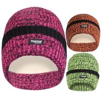 True Face Men's hat Pack of 3 Thin Insulation Warm Cap Lined Woolly Knitted Insulate Head Wear Assorted - 3 Pack