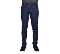 True Face Mens Jeans Slim Fit Stretch Trousers Denim Pants Cotton Bottoms Zip Fly 5 Pockets Western Casual Wear Elasticated All Waist & Leg Size Dark Blue 32W / 34L