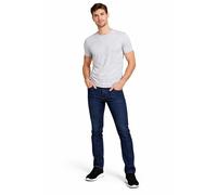 True Face Mens Jeans Slim Fit Stretch Trousers Denim Pants Cotton Bottoms Zip Fly 5 Pockets Western Casual Wear TrueFace 022 Dark Blue 36 L