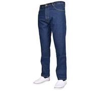 True Face Mens Jeans Straight Leg Trousers Classic Fit Plain Denim Pants Zip Fly Multi Pockets Jeans for Men UK Belt Loop