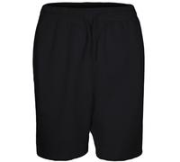 True Face Mens Shorts Plain Elastic Waist with Drawstrings Comfortable Gym Workout Fitness Training Shorts for Men, Lightweight Activewear for Running, Sports, Casual Summer Use Black S