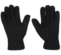 True Face Mens Womens Gloves Adults Magic Mittens Stretch Winter Warm Soft Regular Fit Black - RS165-3 Pack