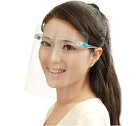 True Face Shield (10 Pack) Full Face Visor Glasses Protection Mask PPE Transparent Clear Plastic UK Transparent