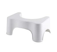 True Face Toilet Stool Squat Adult 7-Inch White Toilet Stool | Squatty Potty for Adults, Bathroom Step Up Stool, Plastic Stool for Bloating & Constipation Relief, Ideal for Better Posture