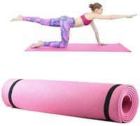 True Face Unisex's Posh Deluxe Yoga Mat Thick Gym Exercise Fitness Pilates Workout Mats Non Slip Health Care Pink