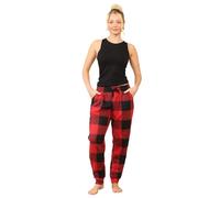 True Face Women’s Sweatpants Joggers Thermal Flannel Stretchable Fabric Winter Sherpa-Lined with Pockets Elasticated Drawstring Waist, Cozy Fleece Lined Casual Bottoms for Outdoor
