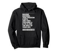 True Freedom Exists 9-to-5 Entrepreneur Digital Nomad Pullover Hoodie