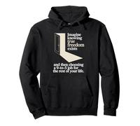 True Freedom Exists 9-to-5 Entrepreneur Digital Nomad Pullover Hoodie