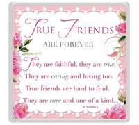 TRUE FRIENDS ARE FOREVER MAGNET WITH VERSE