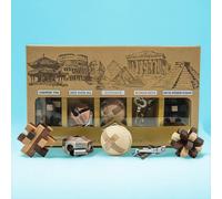 True Genius Curated Collection Wooden Puzzles