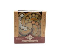 Project Genius Inc. TG436 Egyptian Coin Trade Rome Brain Teaser Puzzle, Brown
