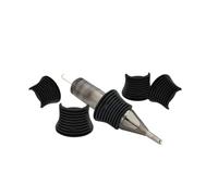 True Gent Disposable Tattoo TipGrips, 50pcs - Single-Use Grip Extender for Tattoo Needle Cartridges + Machines for Improved Control, Comfort & Precision